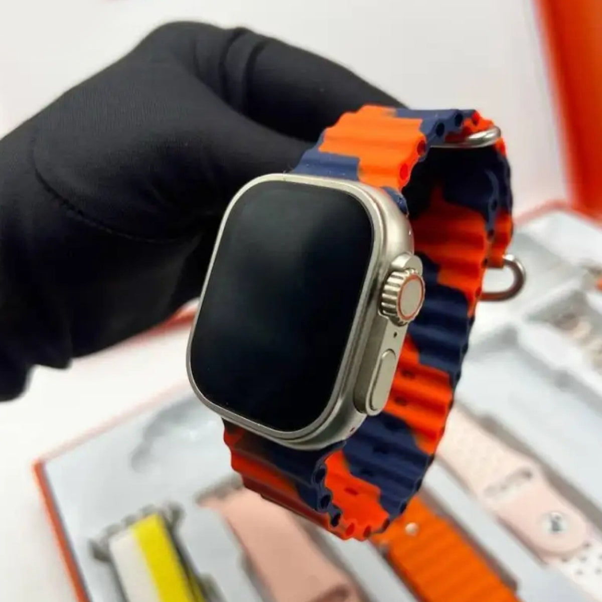 Smart watch with 7 straps