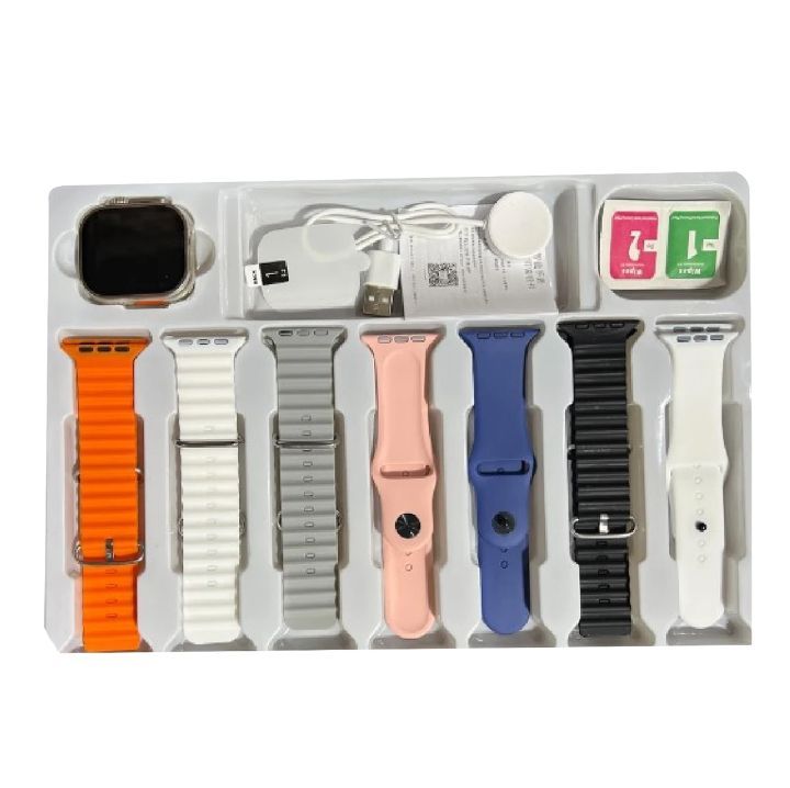 Smart watch with 7 straps